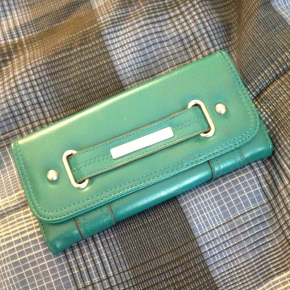 Teal clutch