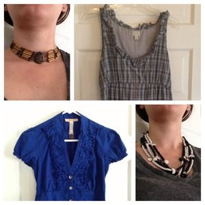 🍎Sale bundle! Two necklaces, dress, and top
