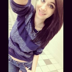 Charlotte Russe sparkle stripe pocket sweater