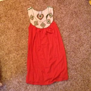 Orange dress