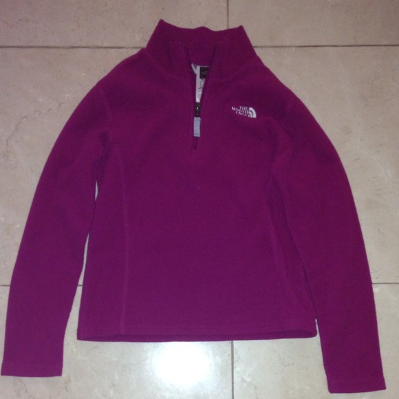 Girl's Pink Fleece North Face Jacket