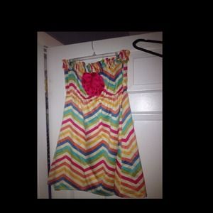 Judith March strapless dress