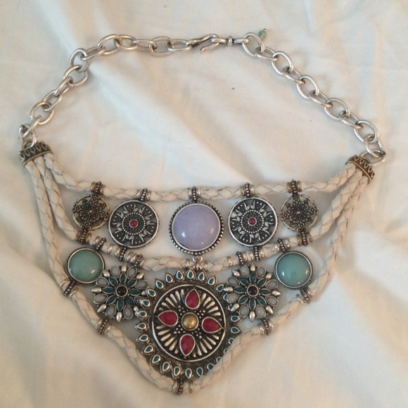 JUST REDUCED Lucky Brand ornate bib necklace
