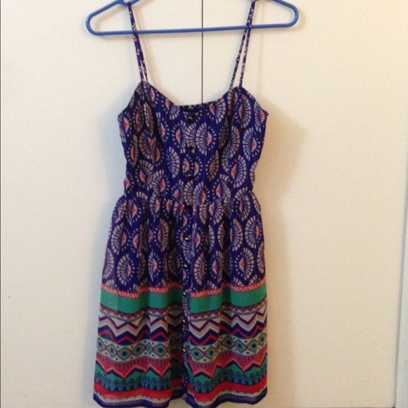 Bohemian Fit n Flare Dress - Short Length