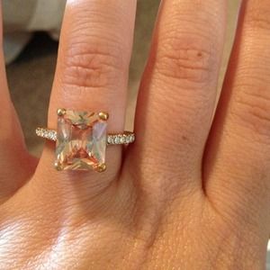 Rose gold ring