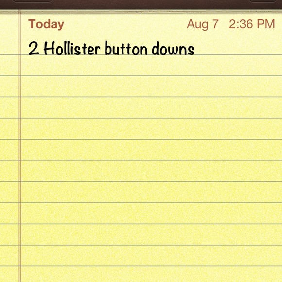 Bundle: 2 Hollister large button downs