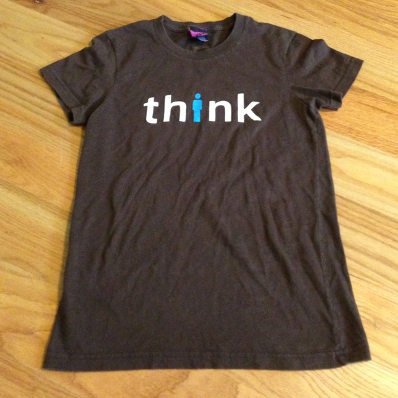 MTV "think" tee. Size small. Vintage soft.