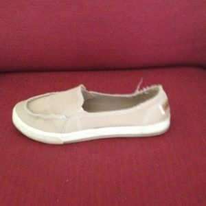 Joe Boxer Taupe Canvas Flats