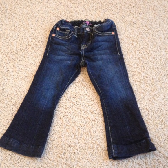 *BUNDLED* 7 for all Mankind toddler jeans.