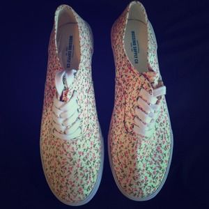 Target floral sneakers NIB never worn