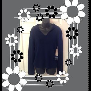 🔴🔴SOLD🔴🔴Rena Rowan Pullover Navy Blue Sweater