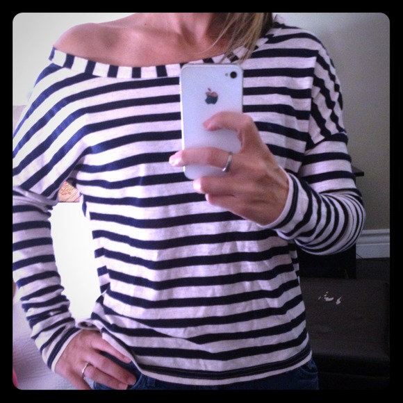H&M off the shoulder top.