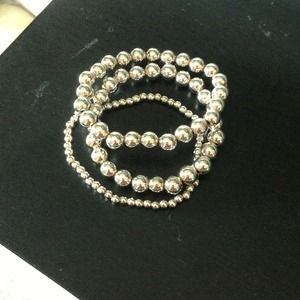 3 beaded matching bracelets