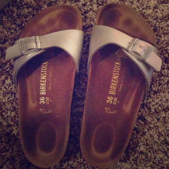 Birkenstock Madrid Birko-Flor Titanium Sandal