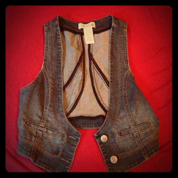 Light blue Jeans Vest