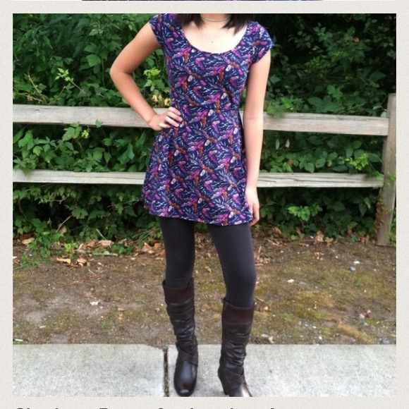 Charlotte Russe Feather Dress š - Picture 4 of 4