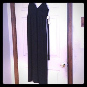 Black maxi dress