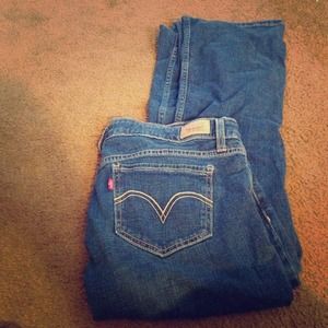 Dark wash Levi jeans