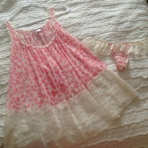 VS pink and lace peek-a-boo