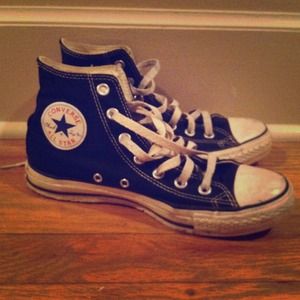 Black high top chucks