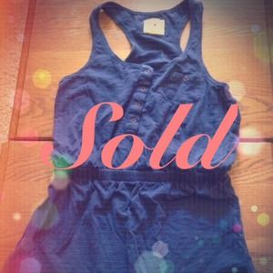 ❌Gifted❌Navy blue long tanktop