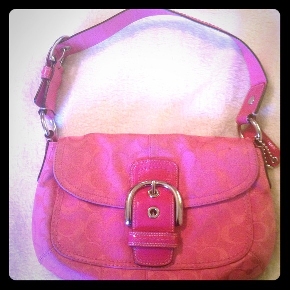 Reduced! Pink coach bag