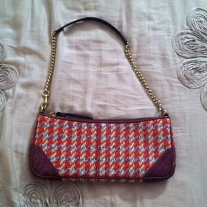 Beautiful tweed Coach purse