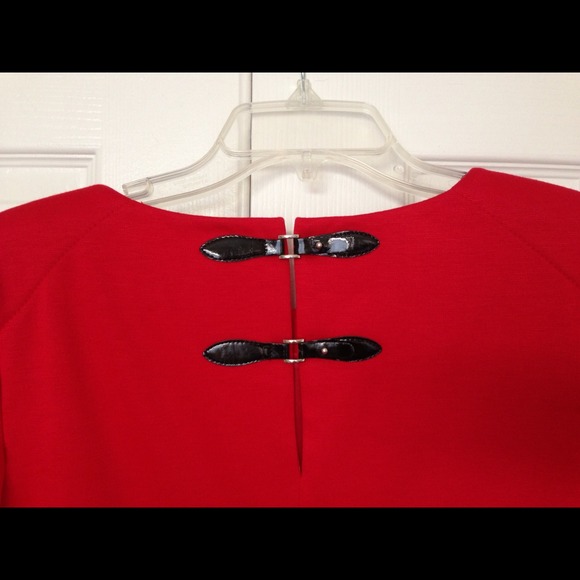 🔥Red HOT red MNG by Mango dress 🔥 - Picture 3 of 4