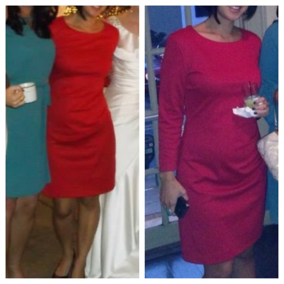 🔥Red HOT red MNG by Mango dress 🔥 - Picture 4 of 4