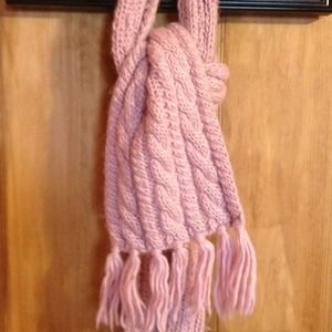 The North Face cable scarf