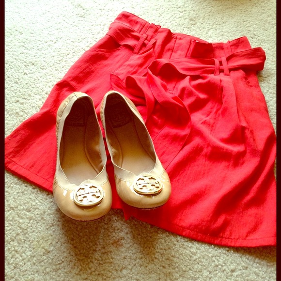 Tory Burch 'Caroline' Elastic Trim Ballerina Flat