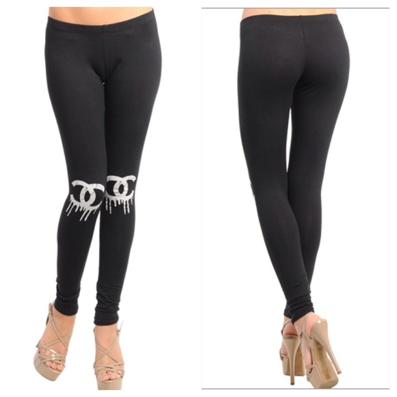 Bleeding CC Black Leggings