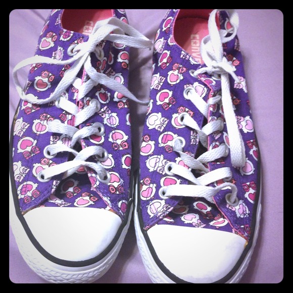 owl converse shoes