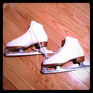 White ice skates