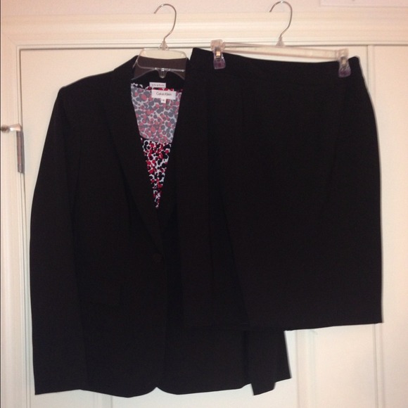 Calvin Klein Black Suit