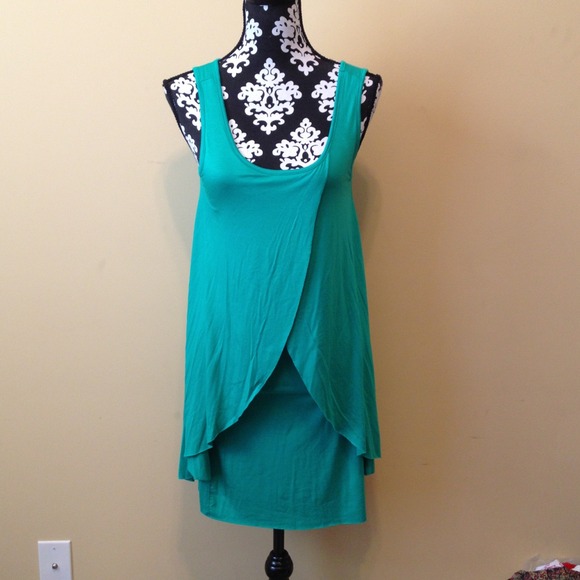 Kelly green dress. Size XS