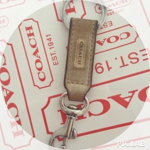 Authentic coach key chain