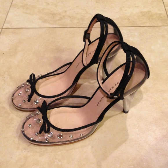 Marc by Marc Jacobs lucite heels, size 38