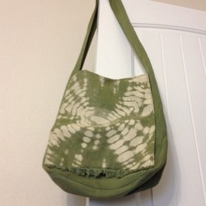 Tie-died satchel