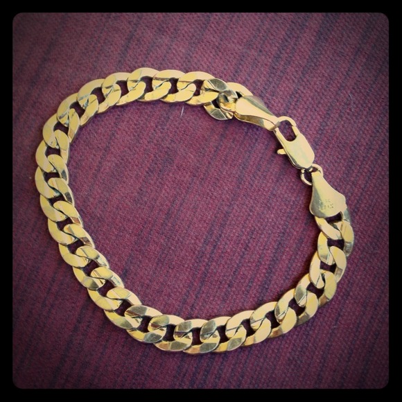 14k gold chain bracelet