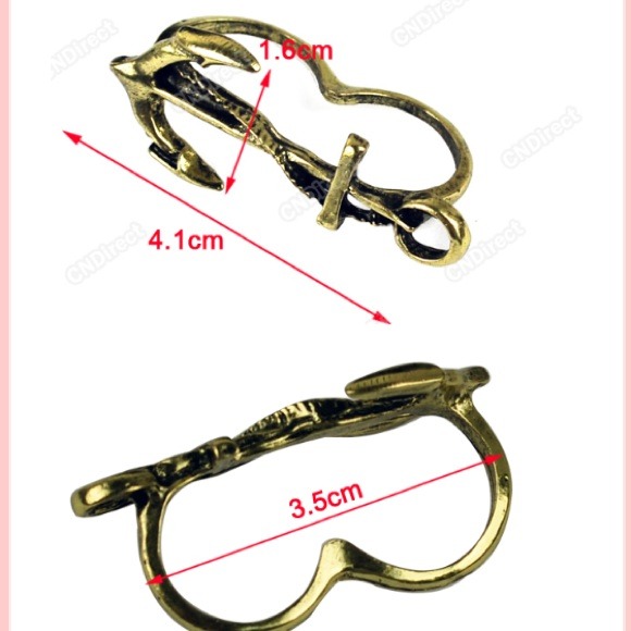 🆕NEW anchor double ring - Picture 2 of 3