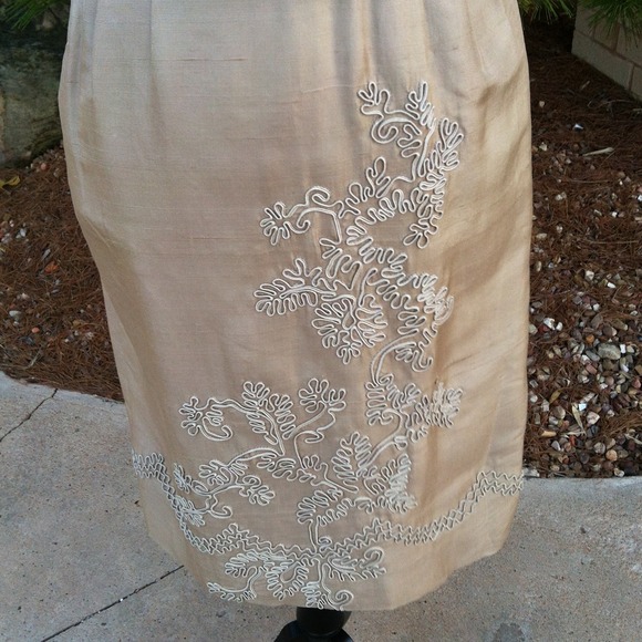 Vintage Late 1950's Carlye Embellished Dress - Picture 2 of 4