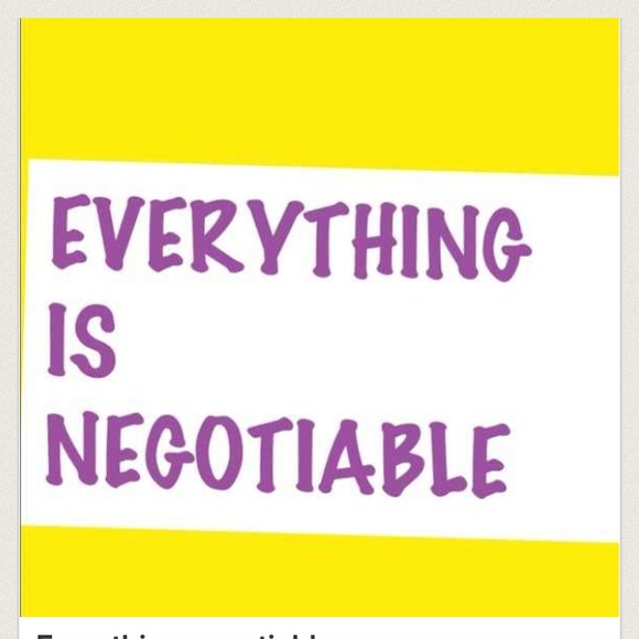 Negotiable