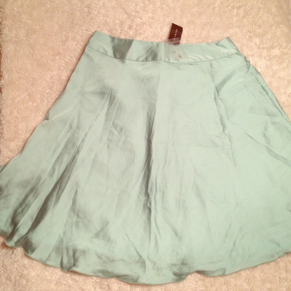 Limited Mint Silky Skirt