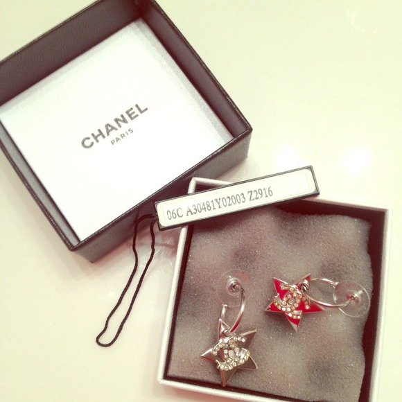 SOLD!!!!!!!Authentic Chanel Earrings :)