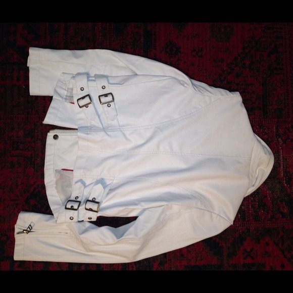 SOLD !!! leather motorcycle biker jacket - Picture 4 of 4