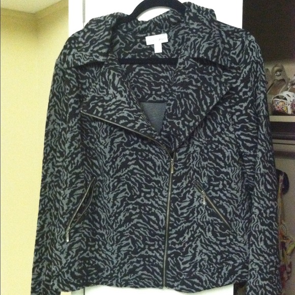 *RESERVED* @martinobambino Black grey Zebra jacket