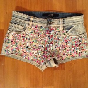 Sequin Joes jean cut offs