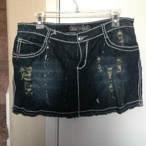 Denim skirt
