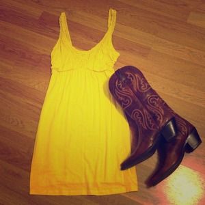 Yellow Guess Summer Dress